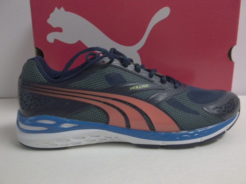Puma Size 10.5 M New Mens Bioweb Speed Shoes Sneakers Blue NWOB