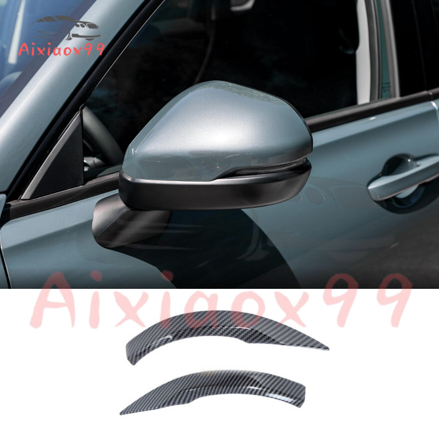 For Honda HR~V 2023 2024 Carbon Fiber Car Rearview Side Mirror Cover Trim strip