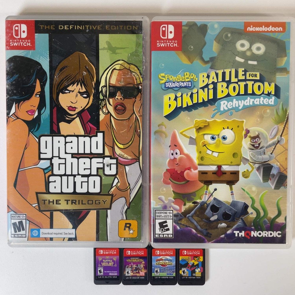 Lot of 6 Nintendo Nintendo Switch
