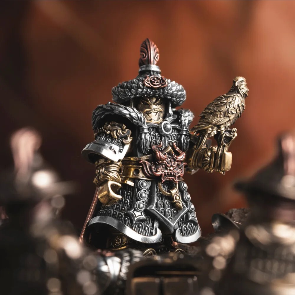 Jin Wuzhu Figurine, Magnetic Metal Statue, Gifts for Men