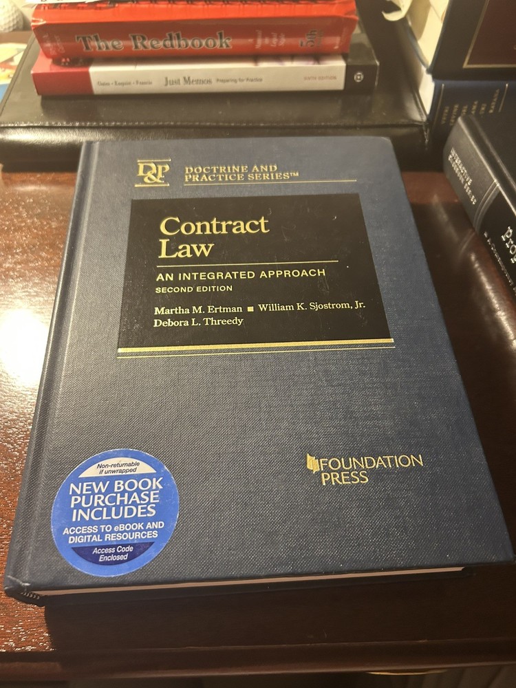 Contract law: An Integrated Approach - Hardcover Textbook, No Online Access
