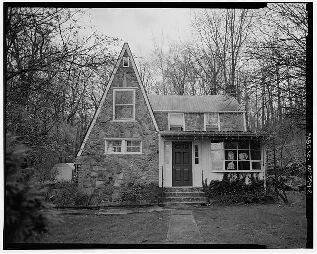 2. North elevation house facing south - John Bly House, East side County Road