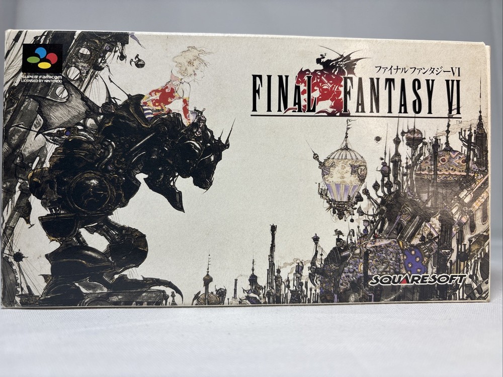 Final Fantasy VI Super Famicom SFC Japan Complete CIB Tested Squaresoft