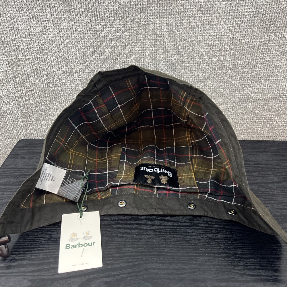 Barbour Classic Olive Green Waxed Cotton Hood One Size MHO0003OL71