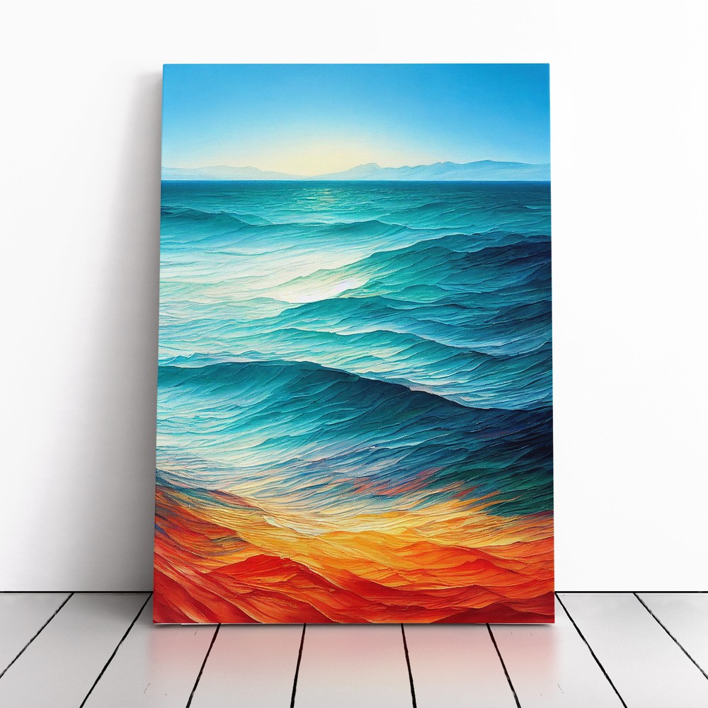 Seascape In Colour Vol.3 Canvas Wall Art Print Framed Picture Decor Living Room