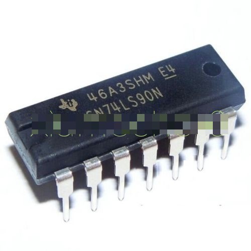2PCS 74LS90 SN74LS90N IC Decade Divide-by-12 and Binary Counter DIP14