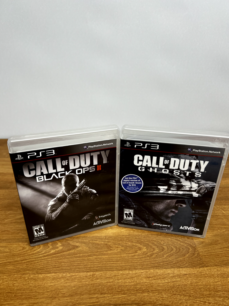 LOT 2 - 2 PS3 Games Bundle - Call of Duty: Black Ops II + Call of Duty Ghost