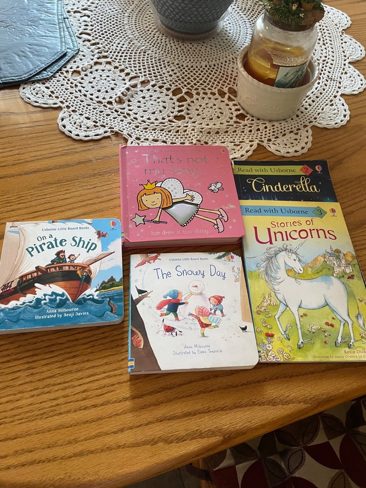 Usborne Children’s Book Lot of 5 mixed hardcover and paperback books