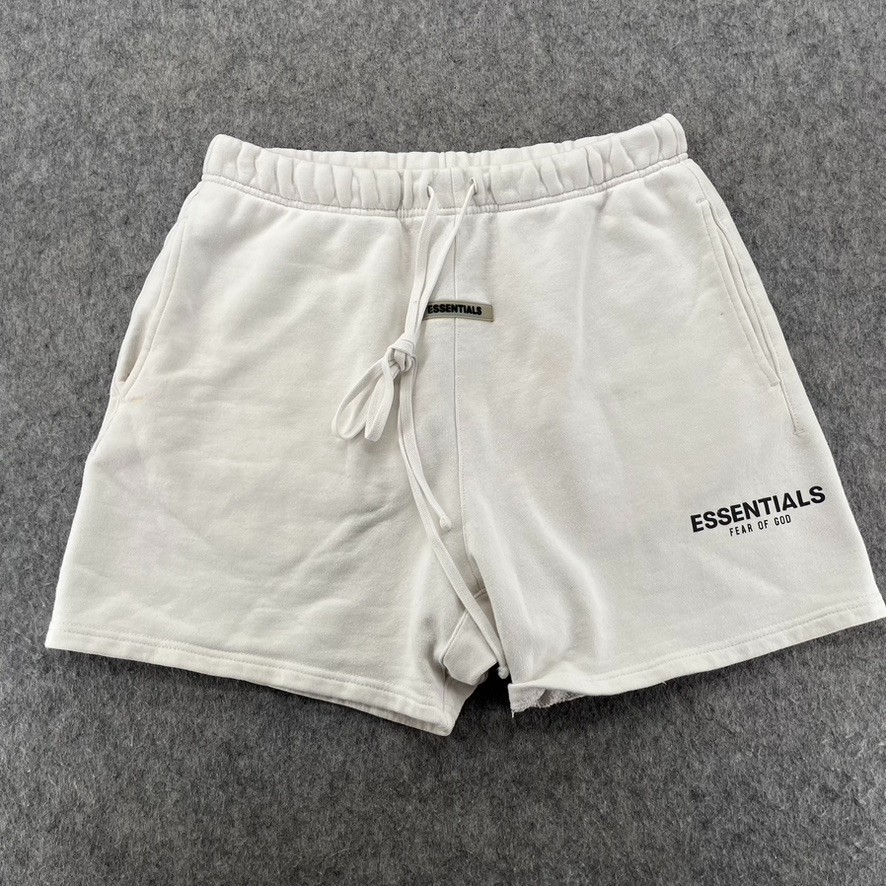 Essentials Fear Of God Mens Sweat Shorts White S
