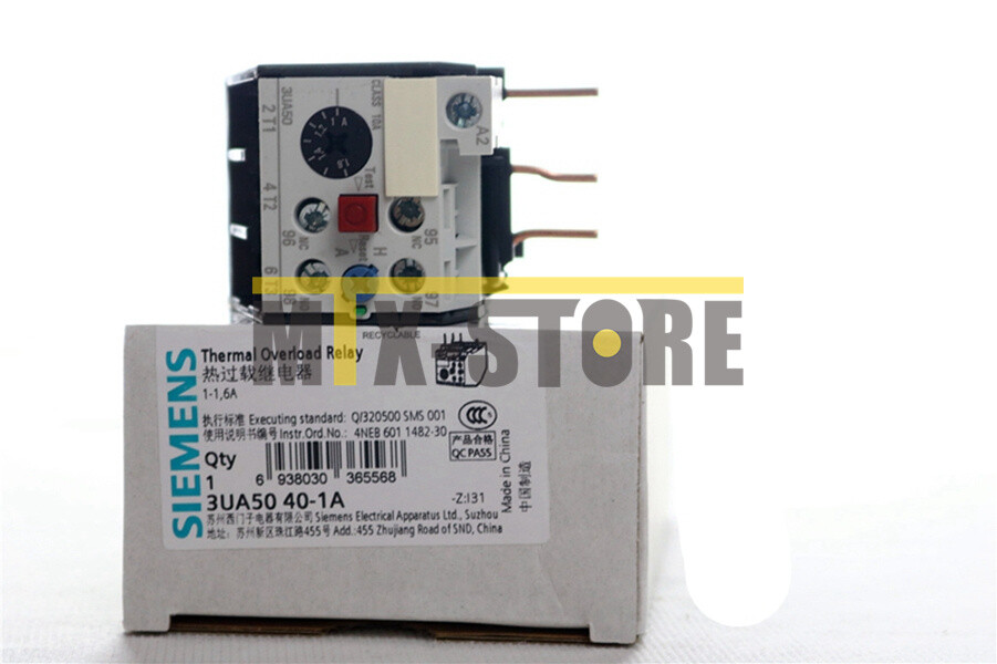 1PC Brand New In Box Siemens Thermal Overload Relay 3UA5040-1A 3UA50401A 1-1.6A