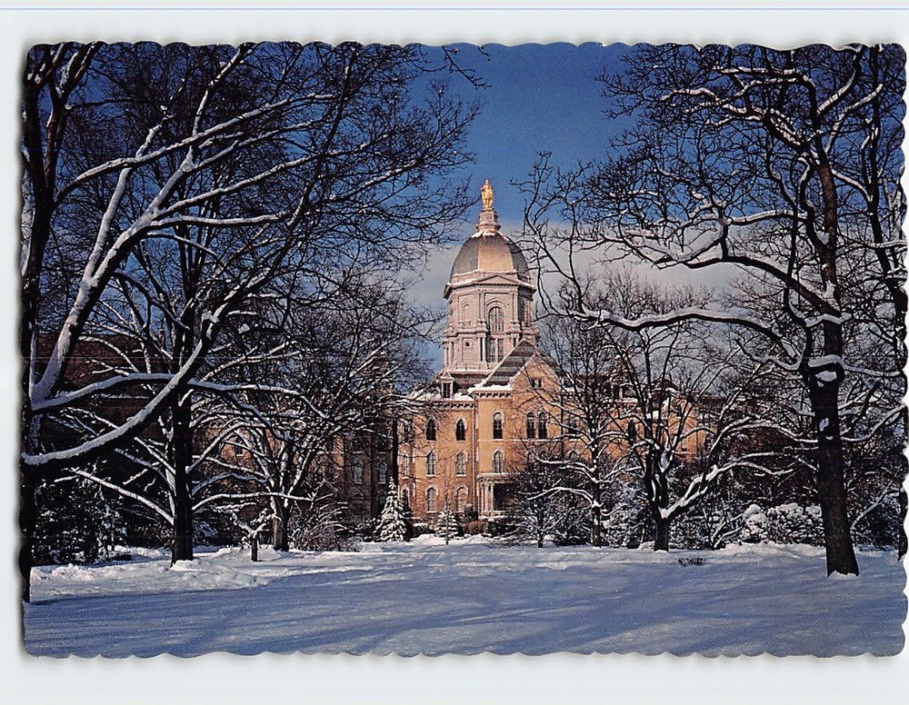 Postcard Administration Building University of Notre Dame Indiana USA