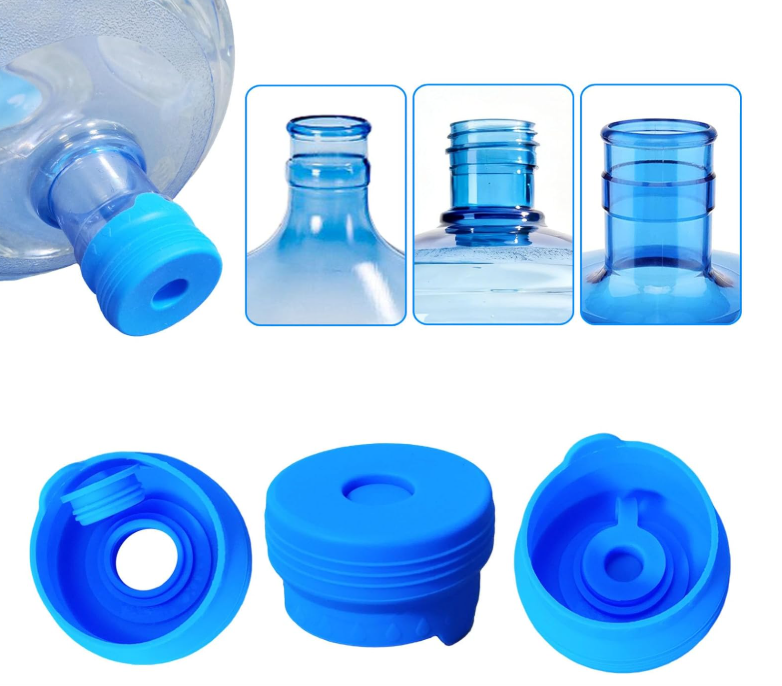 3 Pcs Reusable 5 Gallon Water Jug Caps Leak Proof Bottle Lids (55mm) Bottles New