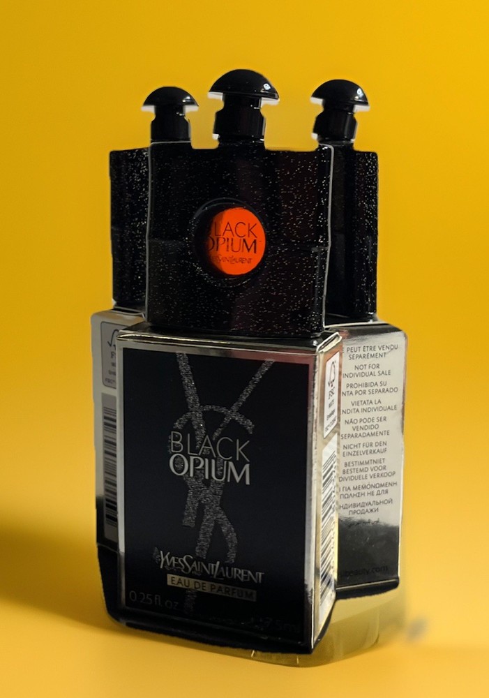 YSL BLACK OPIUM EDP Parfum Deluxe Mini Bottle Dabber 7.5 ML + Free Sample