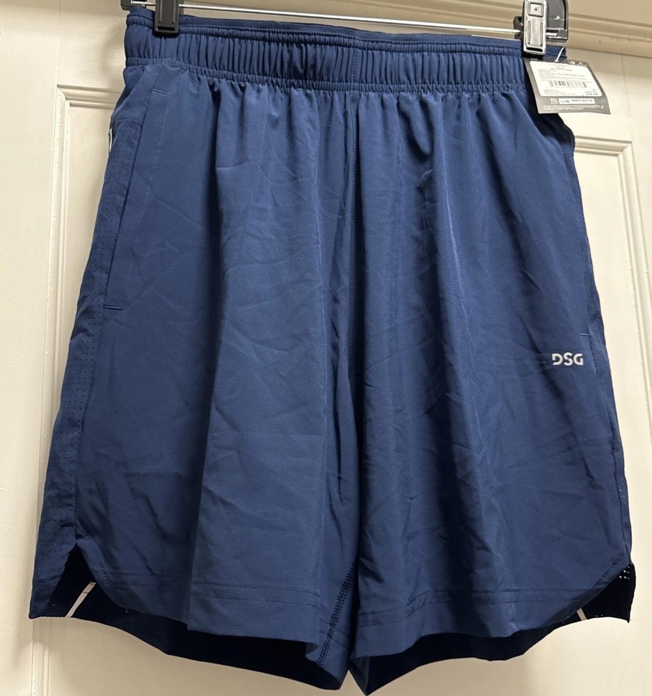 NWT Men's DSG University Navy Stride Run Shorts 7