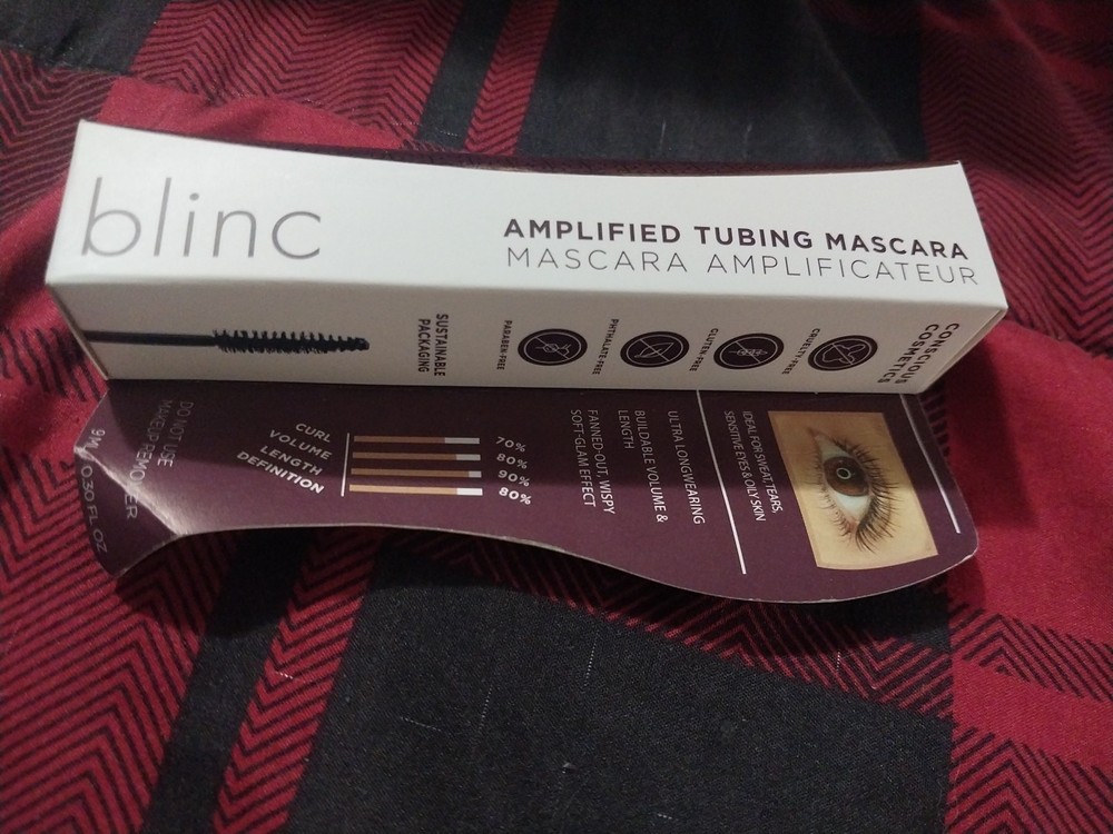 Blinc Amplified Tubing Mascara 0.25 oz Volumizing Lengthening Waterproof