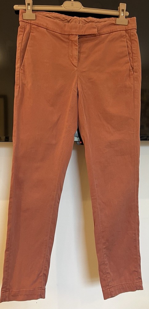 Brunello Cucinelli Traditional Fit Chino Pants Women Size 6 Made In Italy