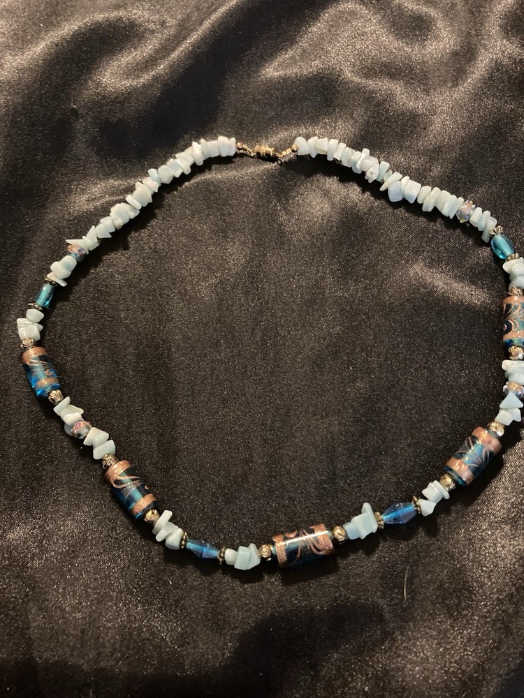 Vintage Venetian Murano Glass Bead Necklace