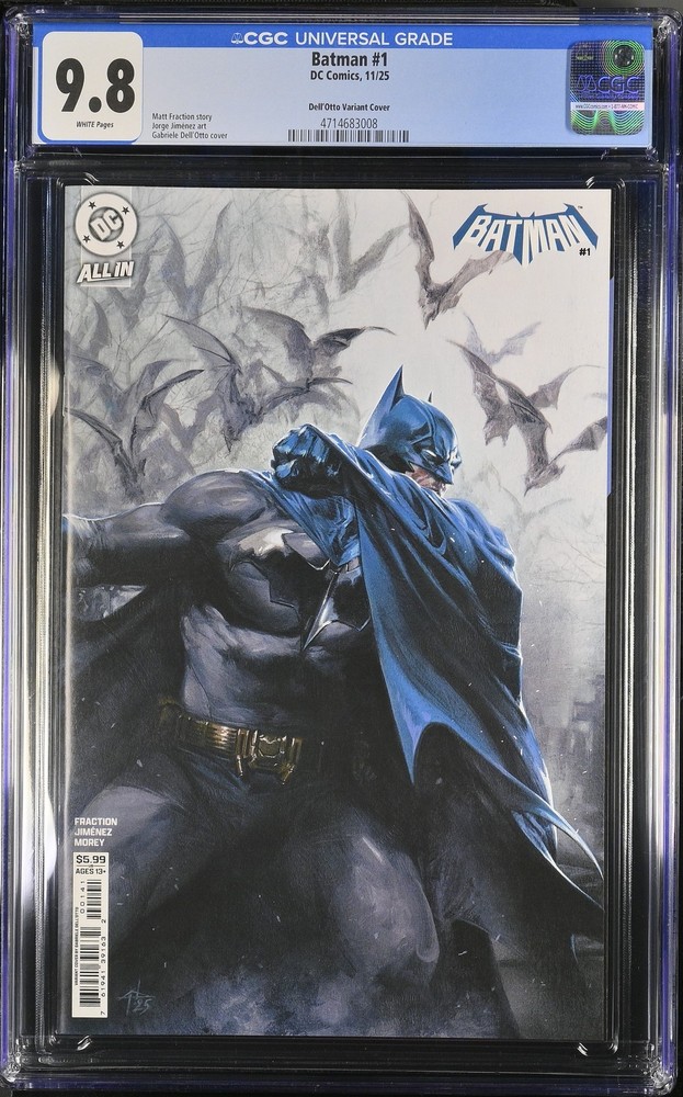 Batman 1 CGC 9.8 Dell'Otto Variant Cover