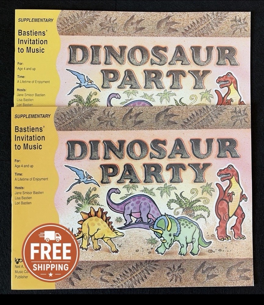 Dinosaur Piano Solo Bundle Elementary Sheet Music Lot of 7 Recital Theme Fun