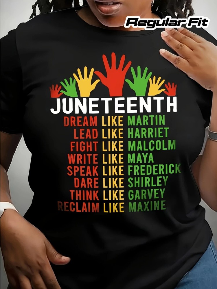 Juneteenth Inspirational Leaders T-Shirt | Black History Month Graphic Tee