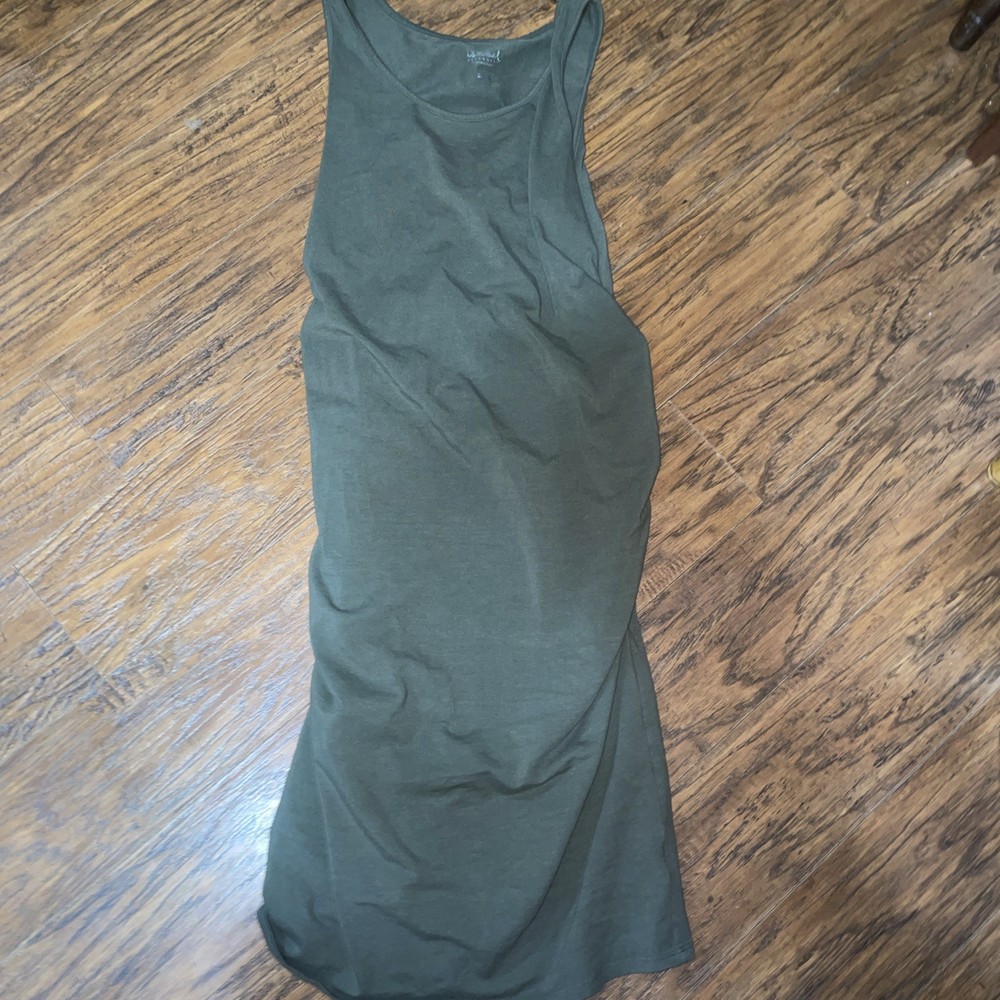 Maternity Dress Olive Green Size M