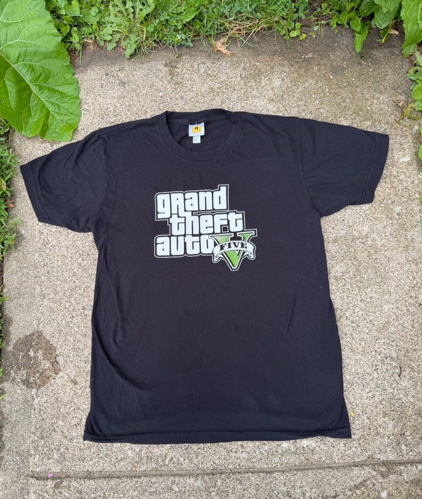 2014 GTA 5 Rockstar Games Official Merch Size M T-shirt