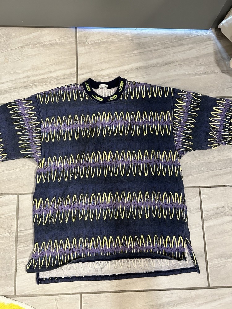 Ultra Rare Grail Bitchin 80s All Over Print Tshirt printed collar skater