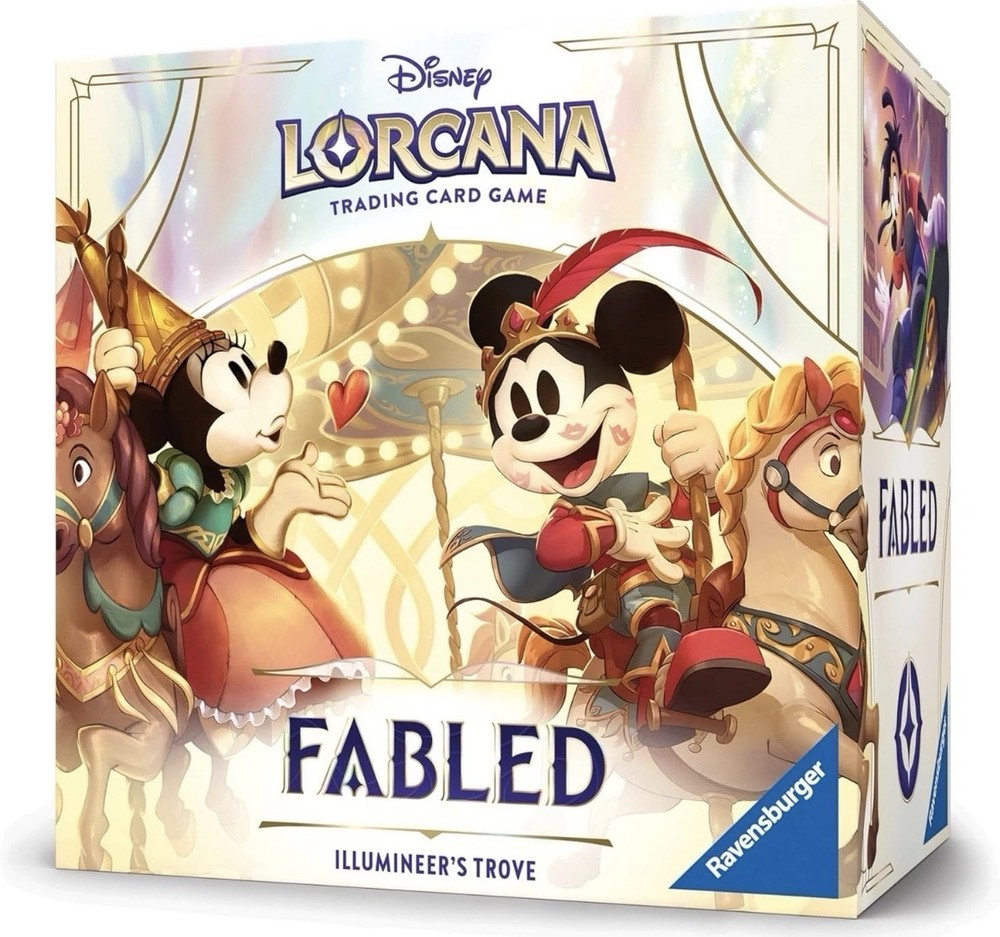 Disney Lorcana Fabled Illumineer's Trove Ravensburger Mickey Mouse Box SEALED 💫