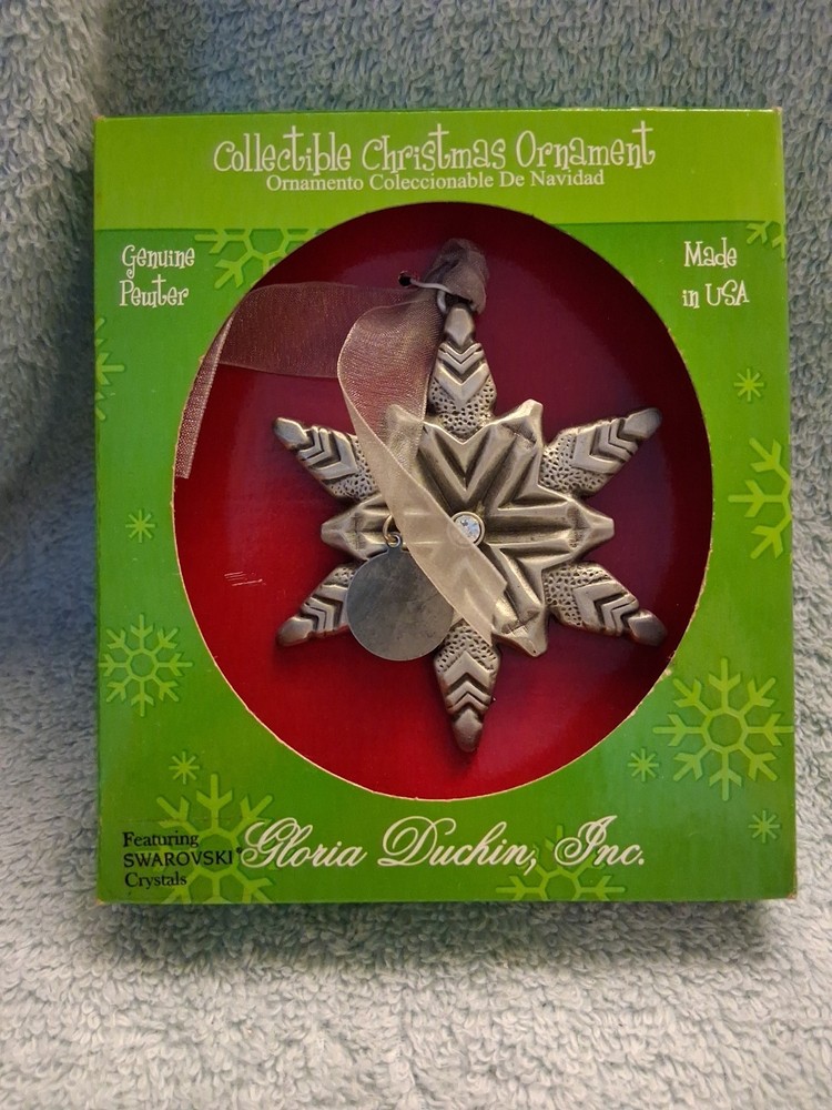 Gloria Duchin Swarovski Crystal Ornament