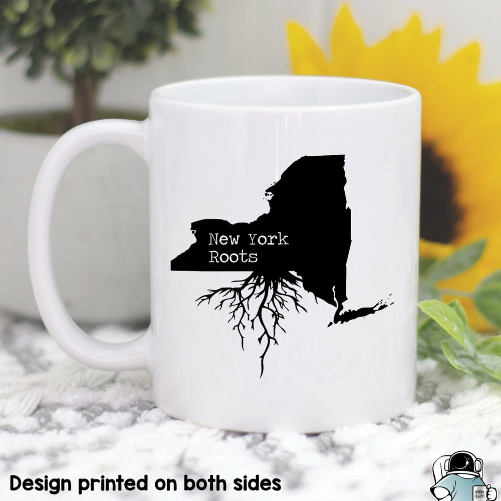 New York Mug New York Gift New York Map New York Coffee Mug Ny State Mug New