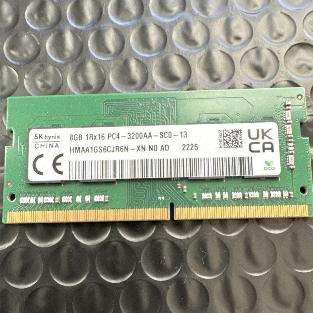 SK hynix DDR4 SO-DIMM 8GB PC4-3200AA RAM HMAA1GS6CJR6N-XN 260-Pin