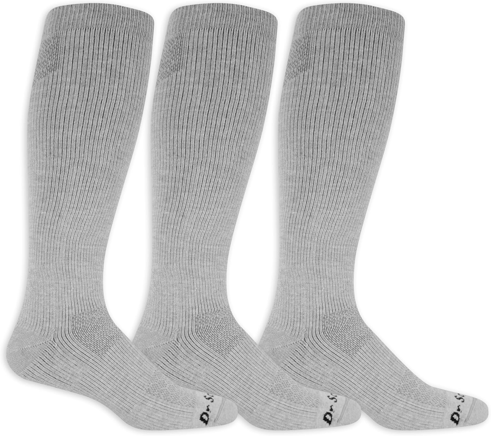 Dr. Scholl's Men's Athletic & Work Compression Over The Calf Socks-1 & 3 Pair