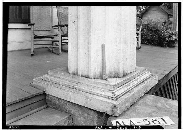 James Ellington House,Oak Bowery Road,Gold Hill,Lee County,Alabama,AL,HABS,4