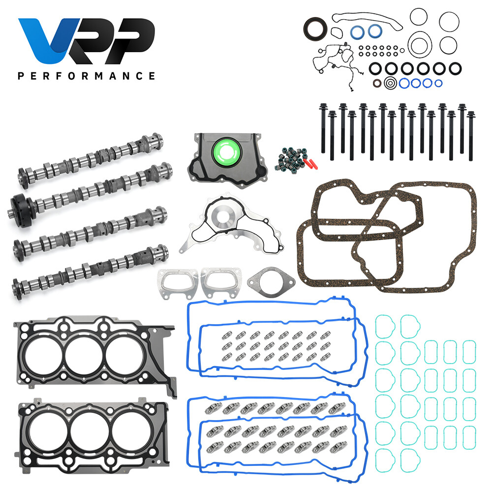Camshaft Rocker Arms Lifters Head Gasket Kit For 11-16 ChrysIer Dodge Jeep 3.6L