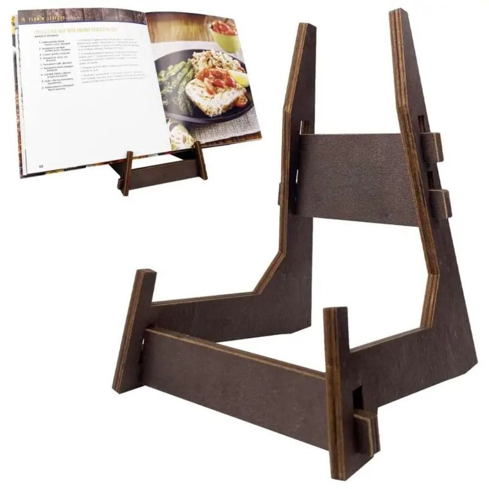 Wooden Book Display Stand Art Display Stand 4.5/6/8inch Picture Frame Stand