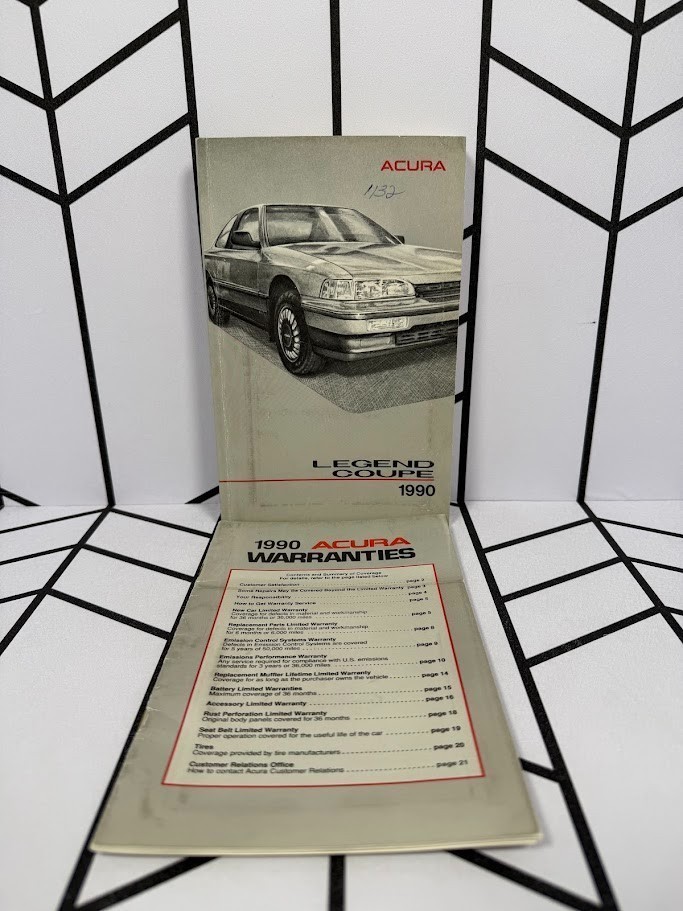 Acura Legend Coupe Factory Service Manual 1988