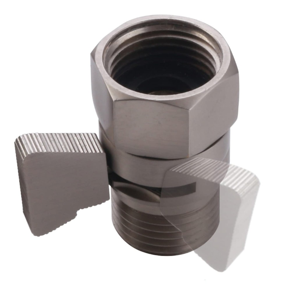 AZOS Brass Shut Off Valve for Shower Flow Control G1/2 Water Pressure Regulator