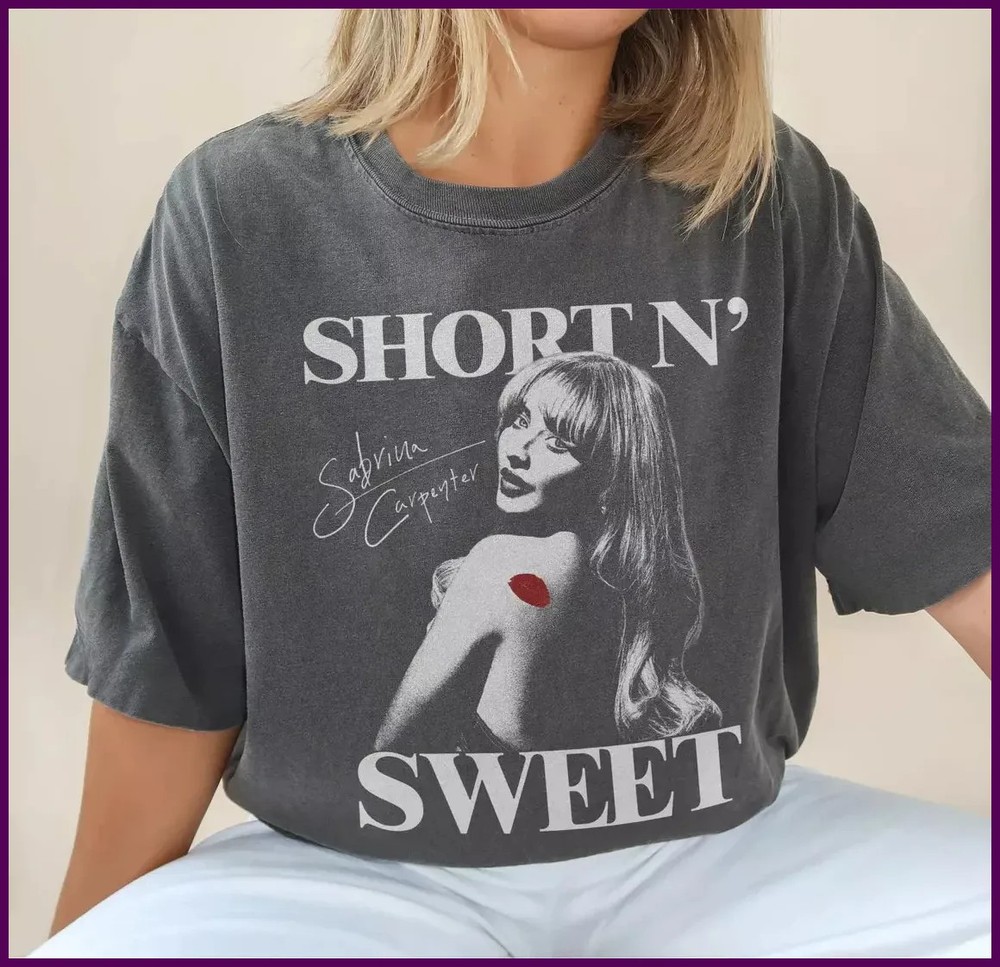 Vintage Sabrina Carpenter Shirt Sabrina Espresso Shirt Tour 2025 Tee Full Size