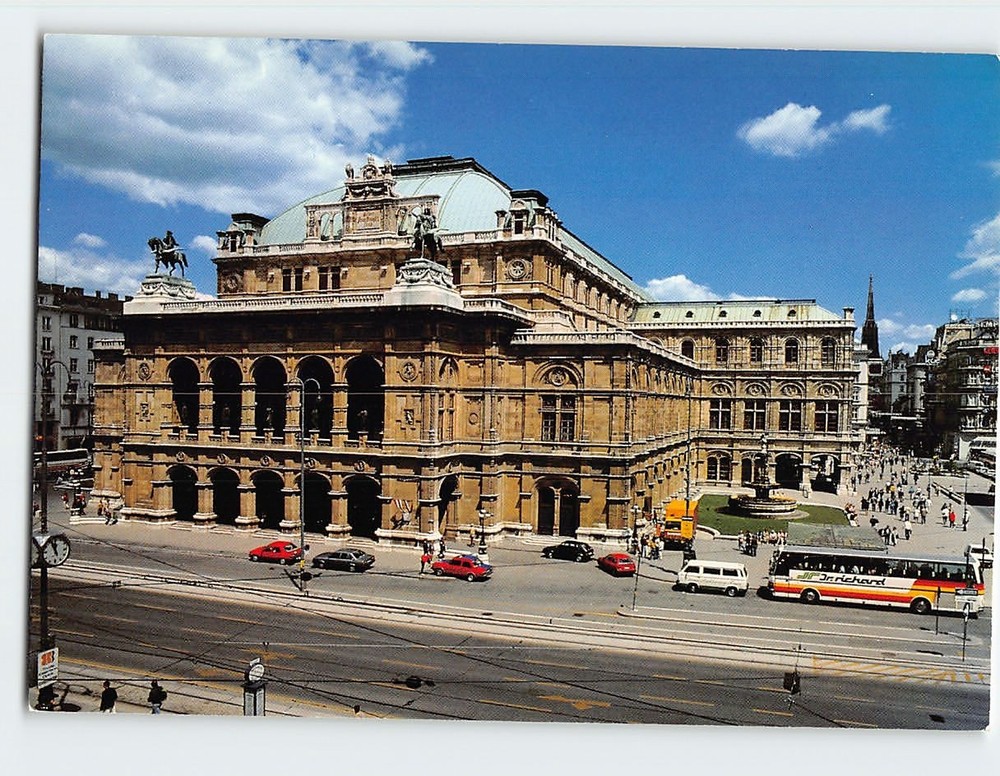 Postcard Opera Vienna Austria