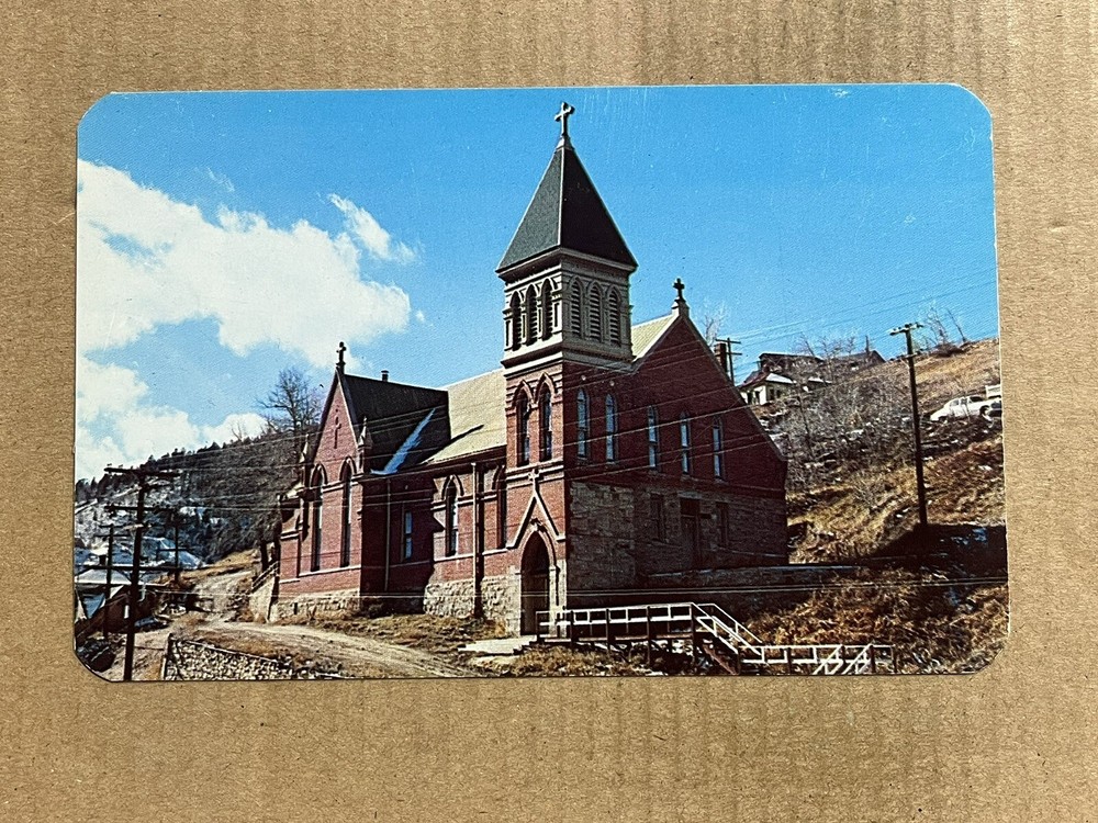 Postcard Central City CO Colorado St. Mary’s Catholic Church Vintage PC