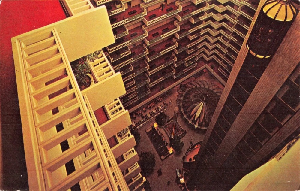 Regency Hyatt House - Atlanta Georgia GA - Postcard