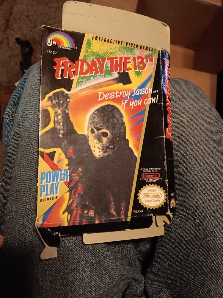 Friday the 13th (Nintendo Entertainment System, 1989) BOX ONLY