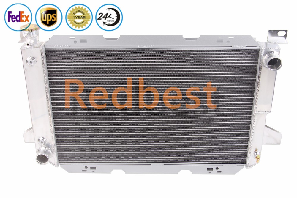 3 Row Radiator For 1985-1997 Ford F-150 F-250 F-350 XL XLT 2-Door 5.0L 5.8L V8