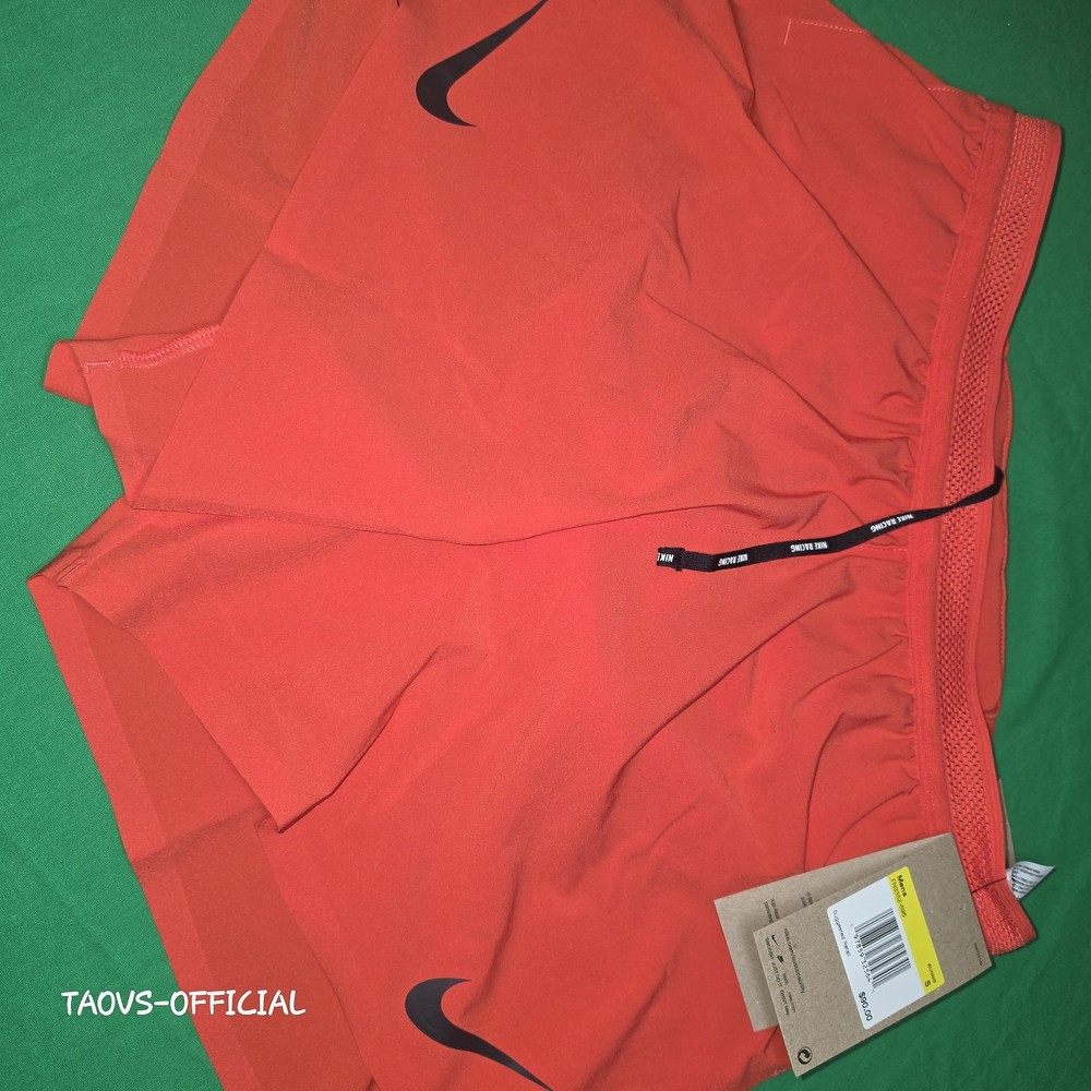 Nike Men’s Sz S AeroSwift Dri-FIT ADV 4” Lined Running Shorts Red FN3352-696