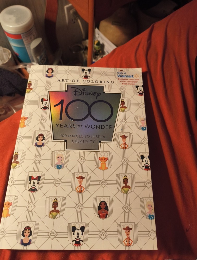 Art of Coloring Disney 100 Years of Wonder Coloring Book With Bonus Booklet