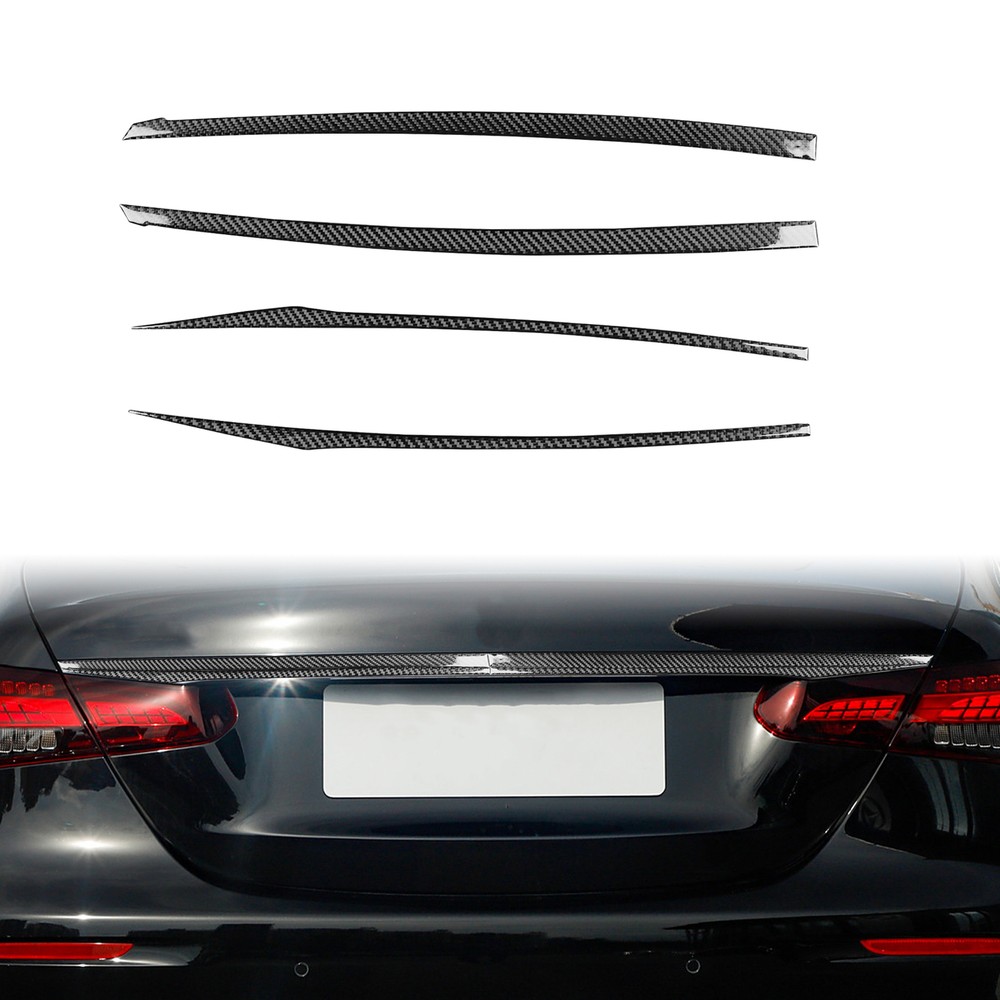 Real Carbon Fiber Trunk Trim For Benz E Class 2016-2022
