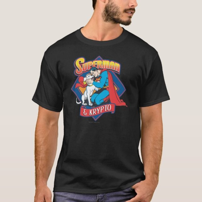 DC Superman With Krypto T Shirt Size S - 5XL Gift For Friends