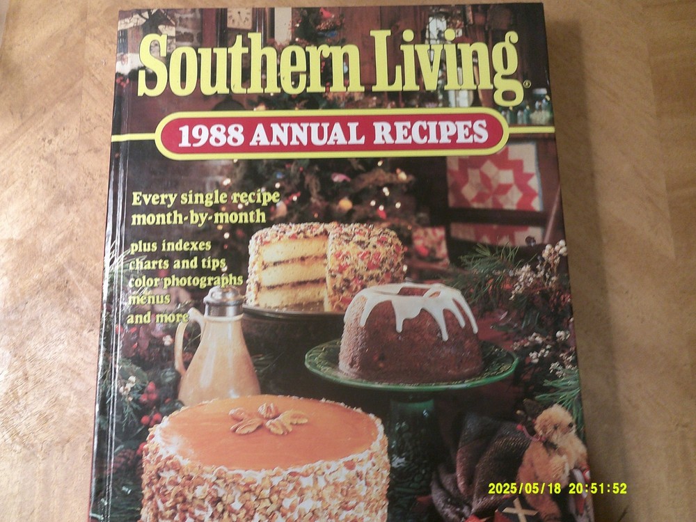 2 Issues of Southern Living Annual Recipes-1988 & 1985-Every Single Recipe-NEW
