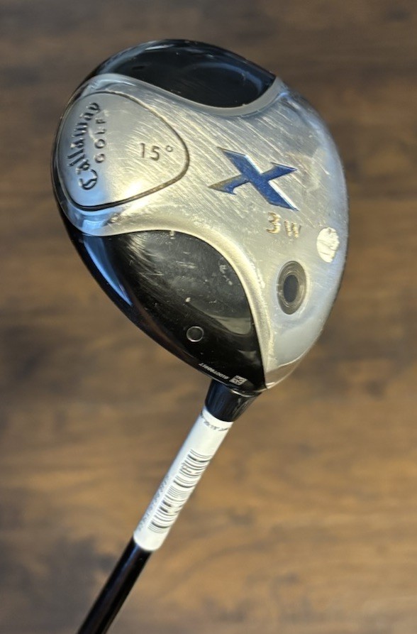 Callaway Golf X 3W 15* RH 43” Fujikura 65g Stiff Graphite Shaft Fairway Wood