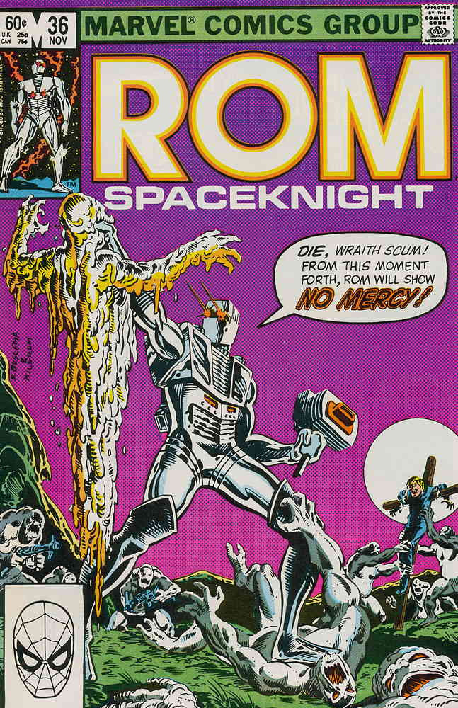 Rom #36 VF/NM Marvel Spaceknight Bill Mantlo - combined shipping available